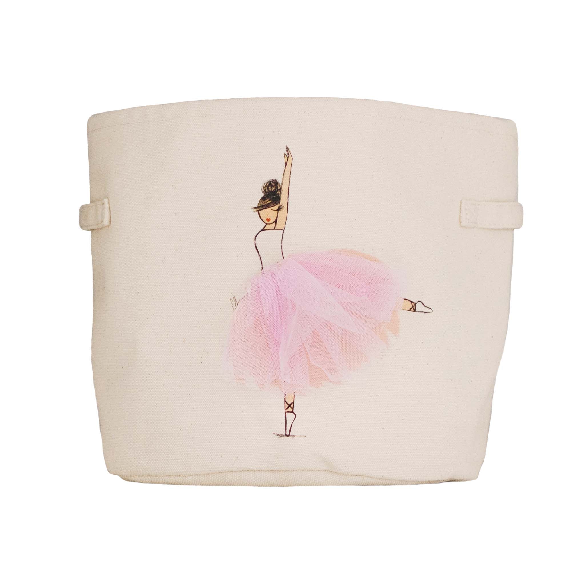 Nursery Decor For Girls - Ballerina Storage Bin | Peppy Lu