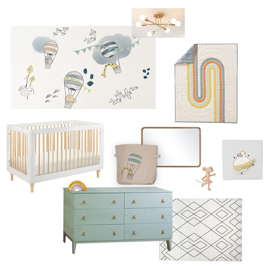 Dancing in the Sky - Neutral & Cheerful Girl's Nursery
