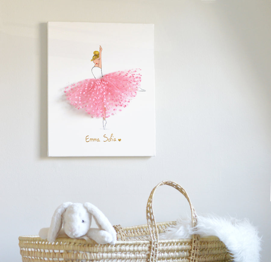 Sofia Wall Art - Polkadot Tutu