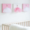 Set of Dressi Divas - Pink and Polkadots Ballerina Art