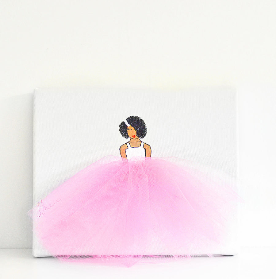 Nina Wall Art - Plain & Polkadot Tutu