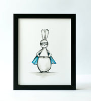 Superhero Art for Kids - Captain Bun  | Shenasi Concept
