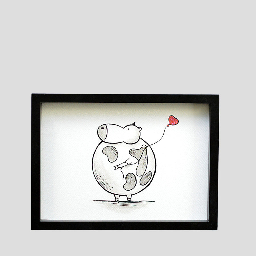 Nursery Unisex Decor - Alex Cow Print | Shenasi Concept