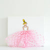 Girls Nursery Decor - Dressi Diva Polkadot Ballerina Art | Shenasi Concept