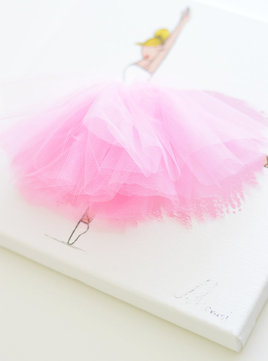 Ballerina Art Nursery Decor Pink | Shenasi Concept