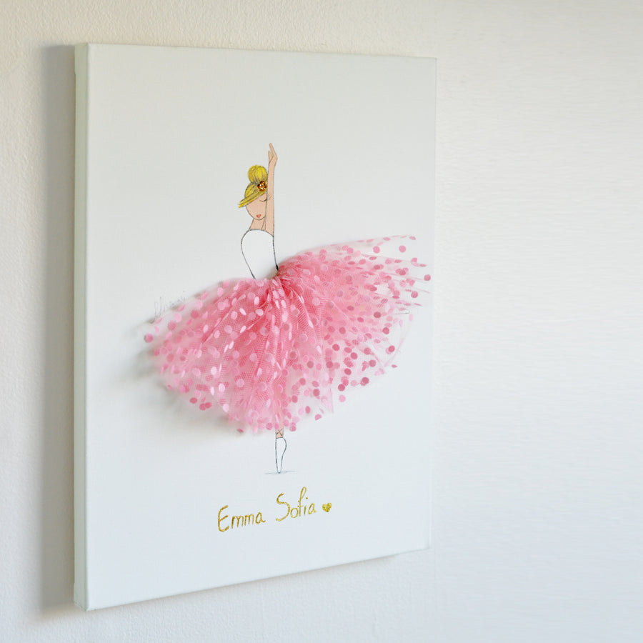 Sofia Wall Art - Polkadot Tutu