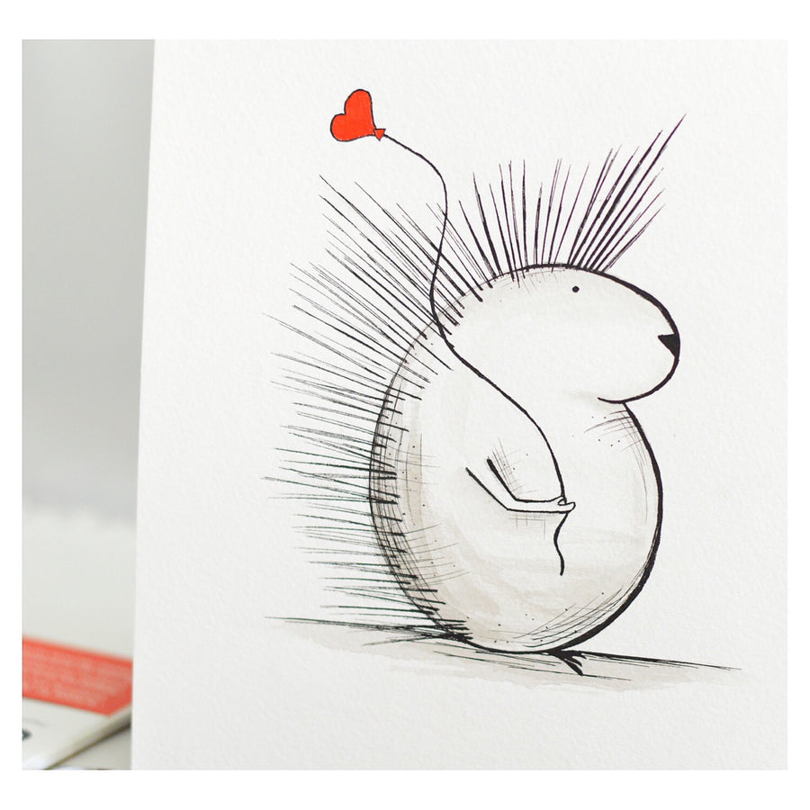 Nursery Unisex Decor - Spike Porcupine Art Print | Shenasi Concept