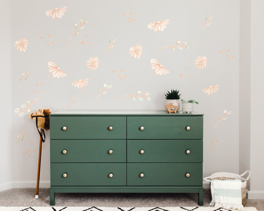 Meadow Floral Decals