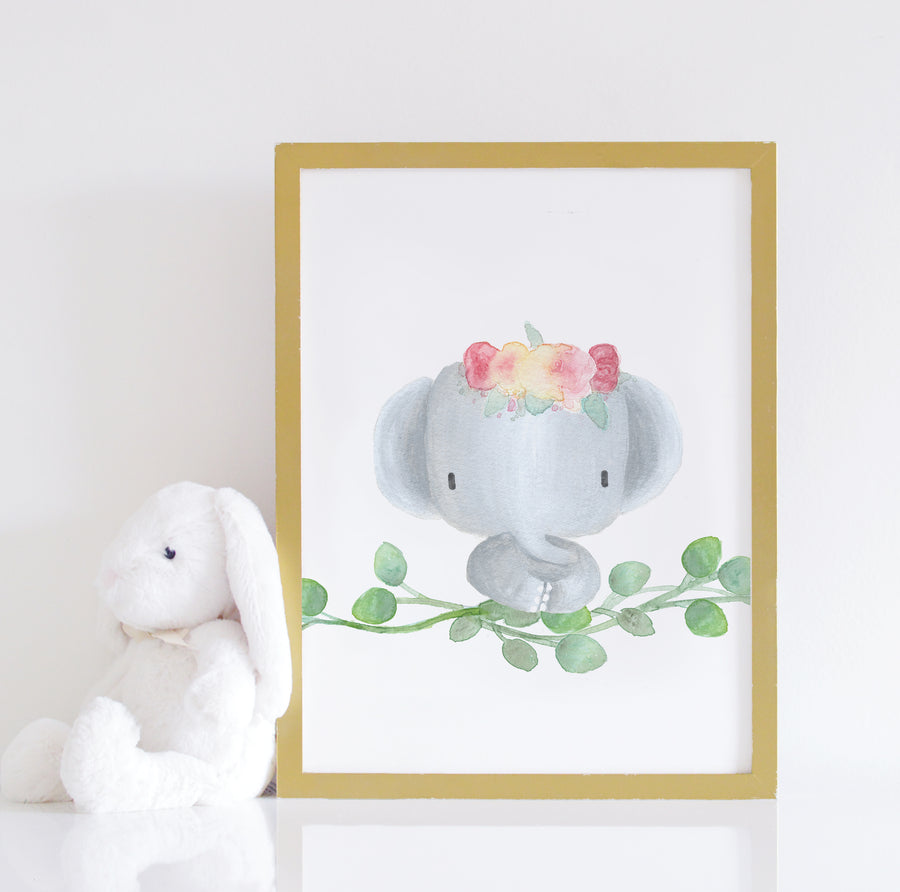 elephant little girls room decor | Shenasi Concept