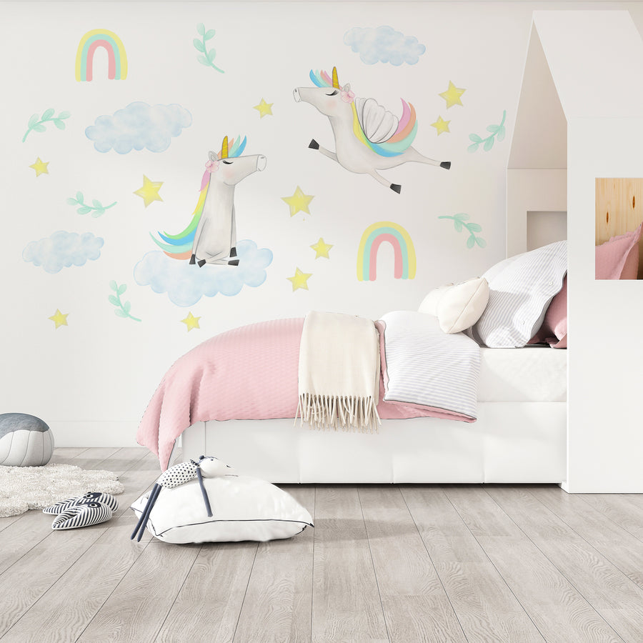 Kids Room Wall Decal - Meli the Unicorn