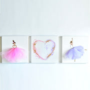 Girls Wall Decor - Dressi Diva Ballerina Set | Shenasi Concept